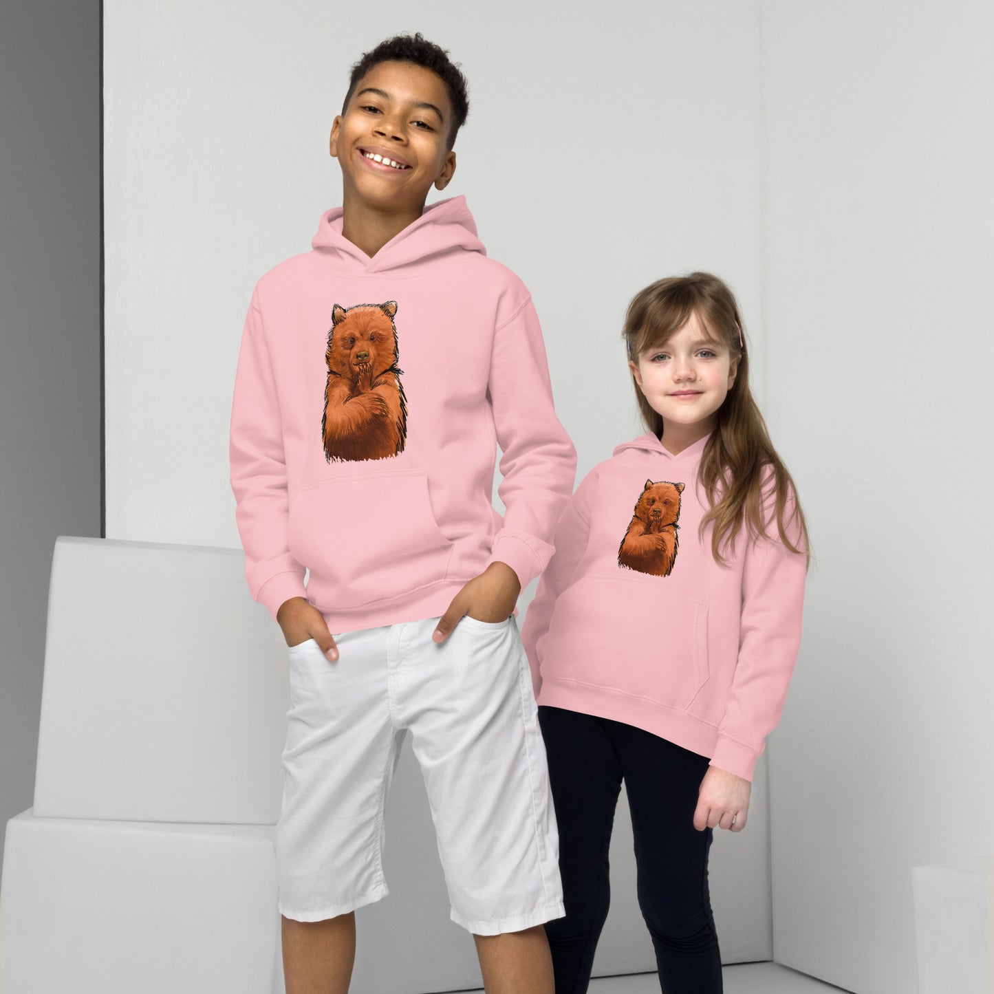 Cute Bear Kids Hoodie
