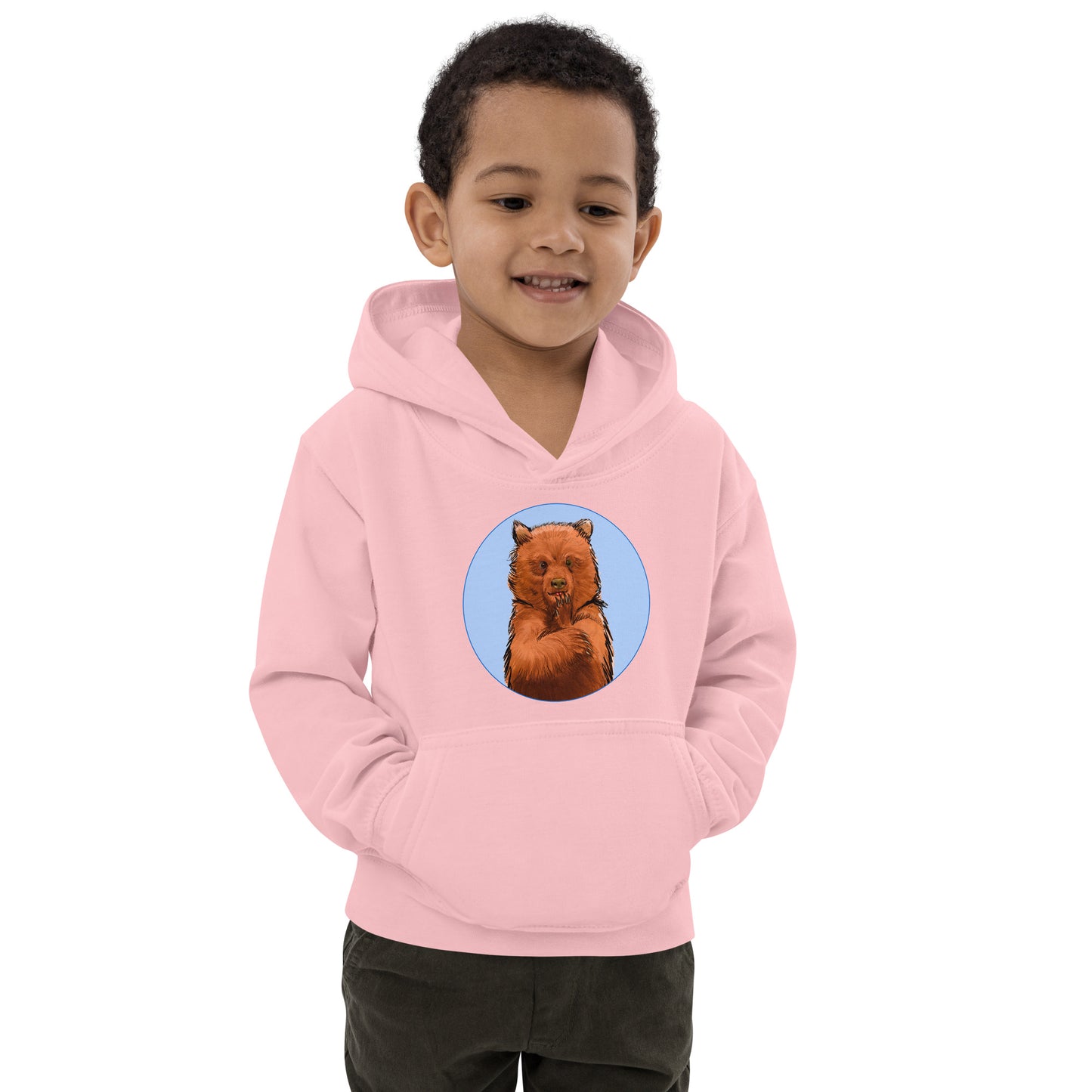 Cute Bear Kids Hoodie Variant 1