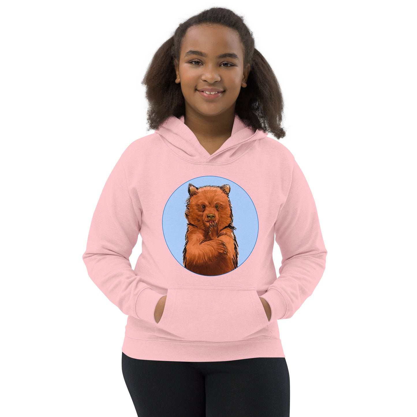 Cute Bear Kids Hoodie Variant 1