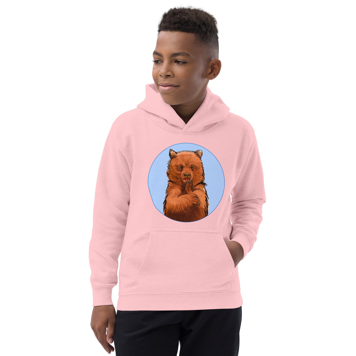 Cute Bear Kids Hoodie Variant 1