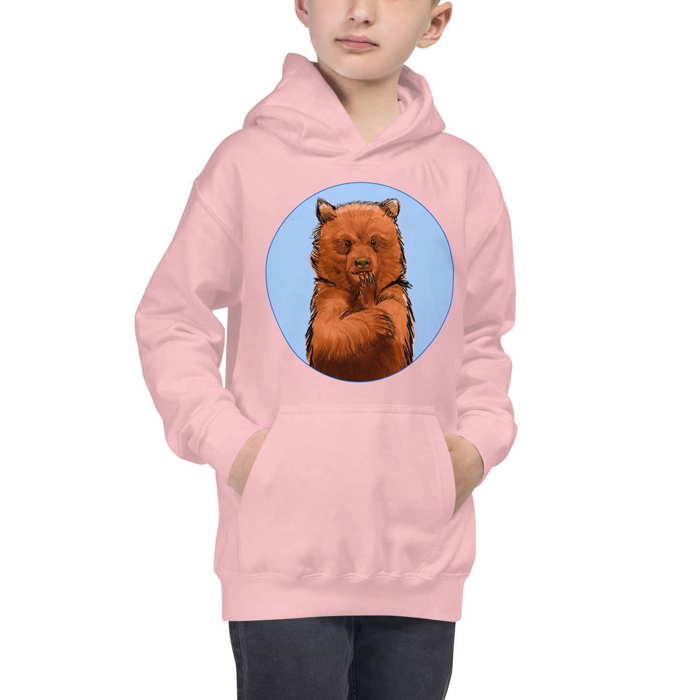 Cute Bear Kids Hoodie Variant 1