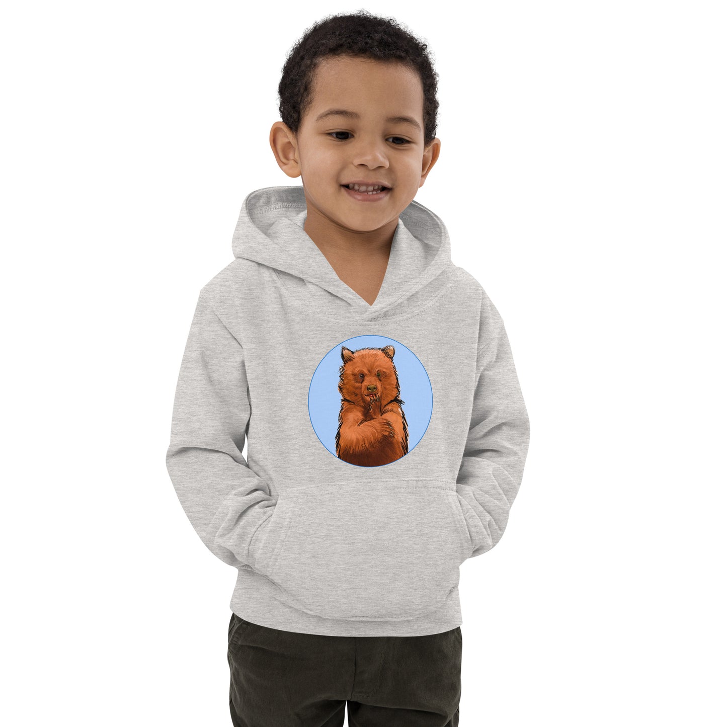 Cute Bear Kids Hoodie Variant 1
