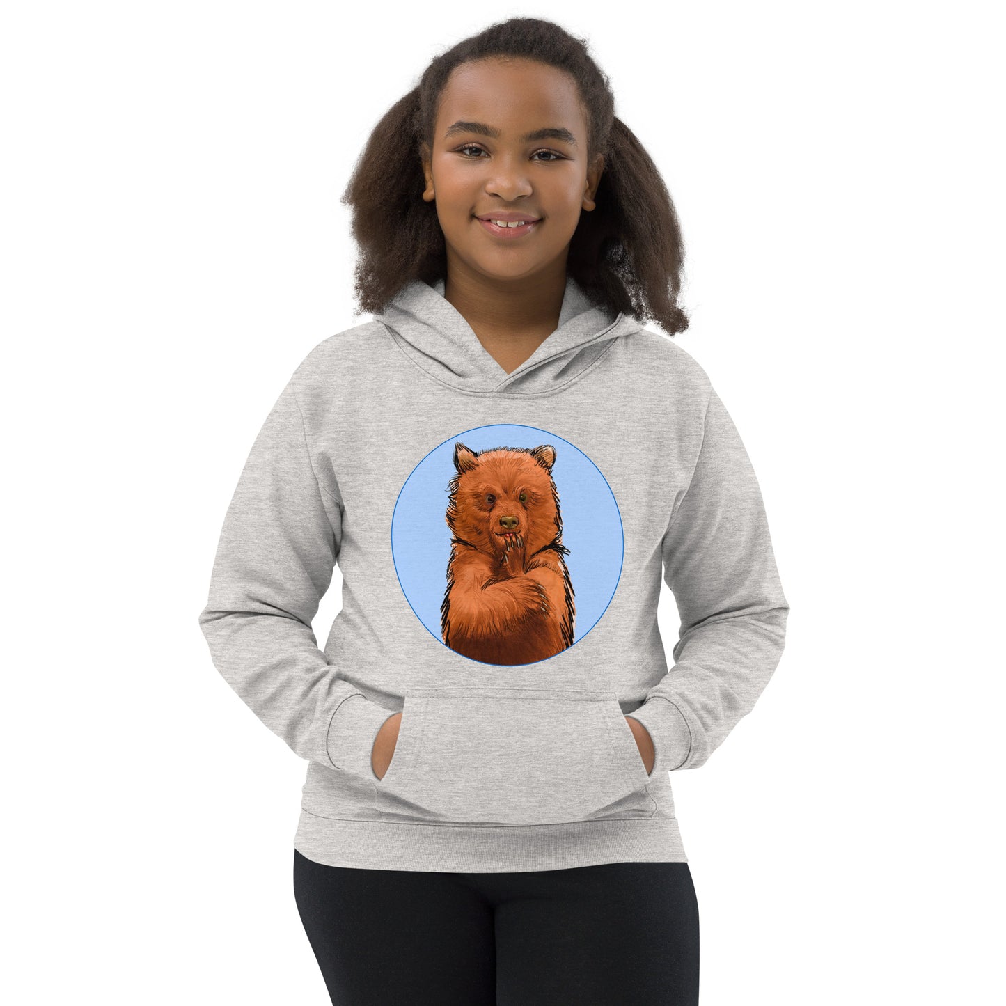Cute Bear Kids Hoodie Variant 1