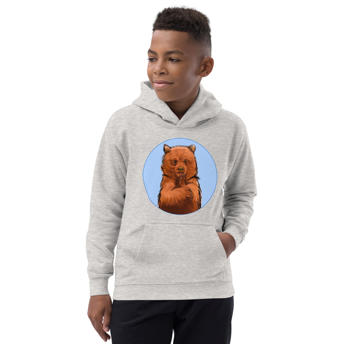 Cute Bear Kids Hoodie Variant 1