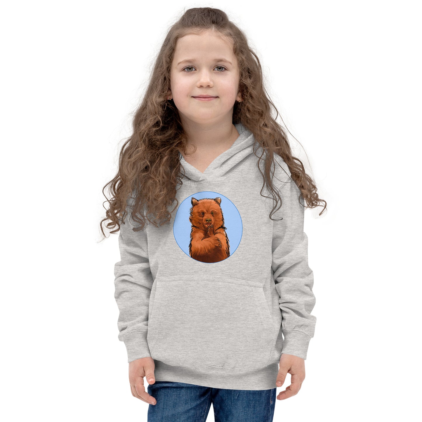 Cute Bear Kids Hoodie Variant 1