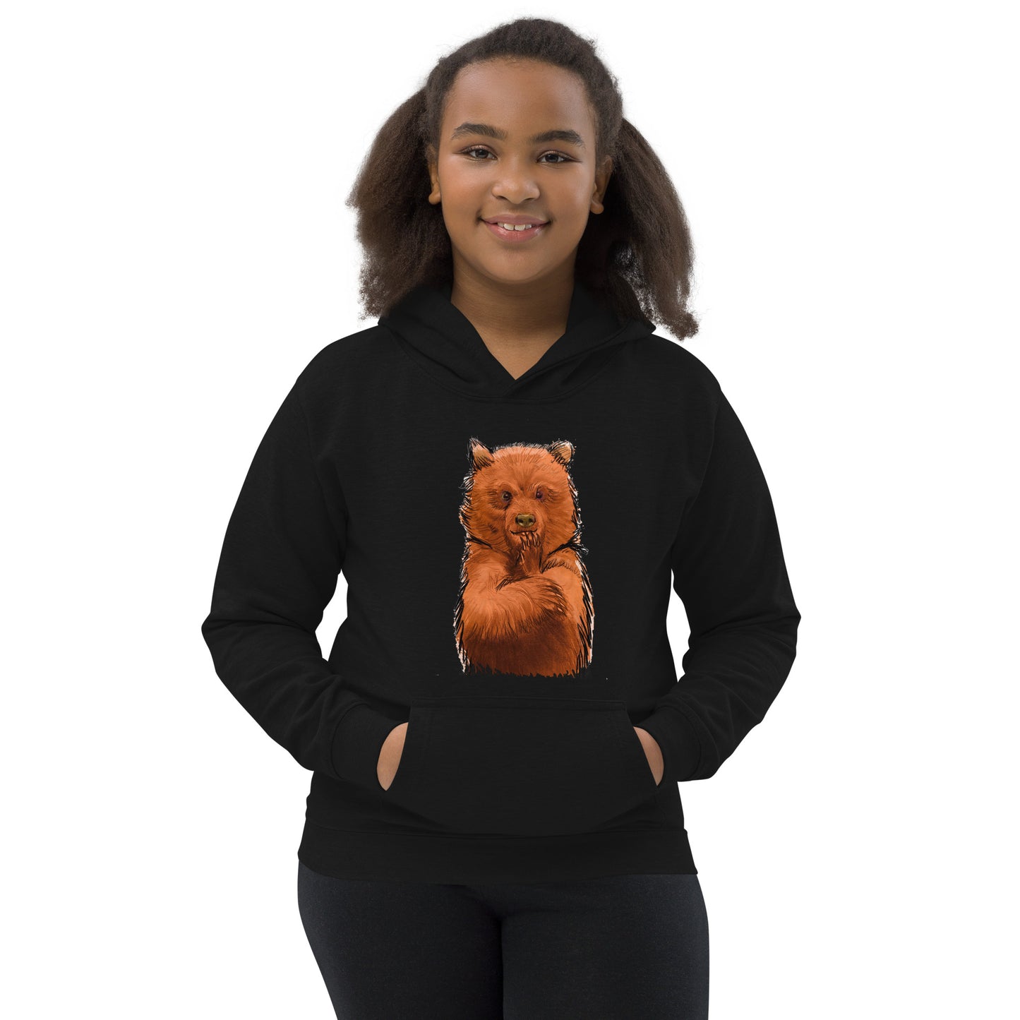 Cute Bear Kids Hoodie