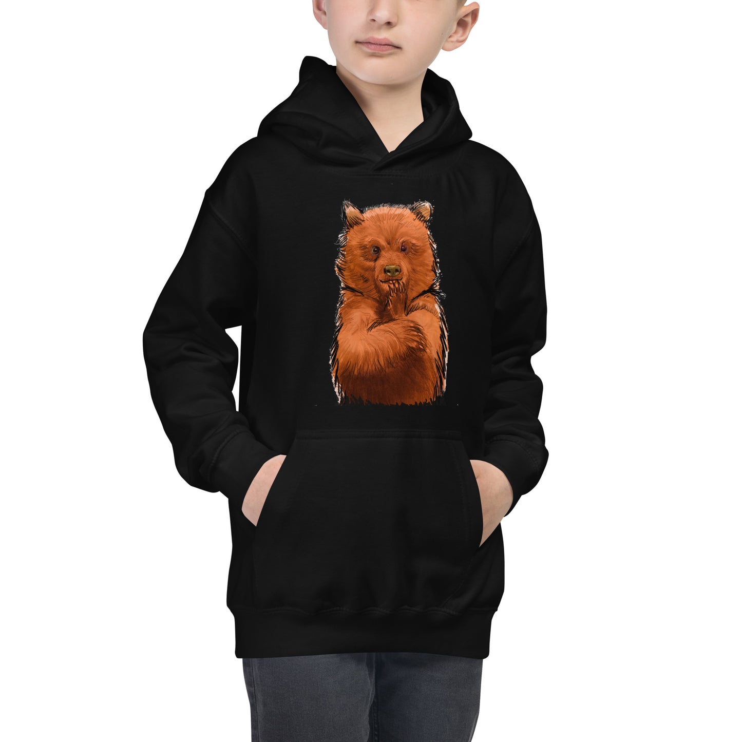 Cute Bear Kids Hoodie