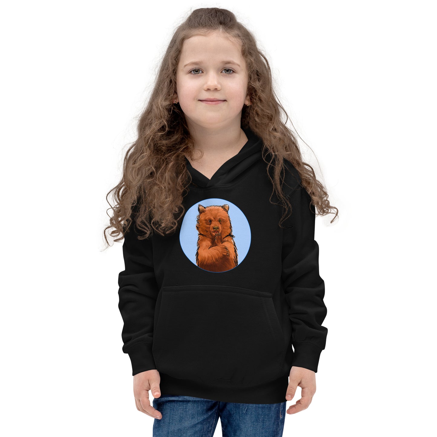 Cute Bear Kids Hoodie Variant 1
