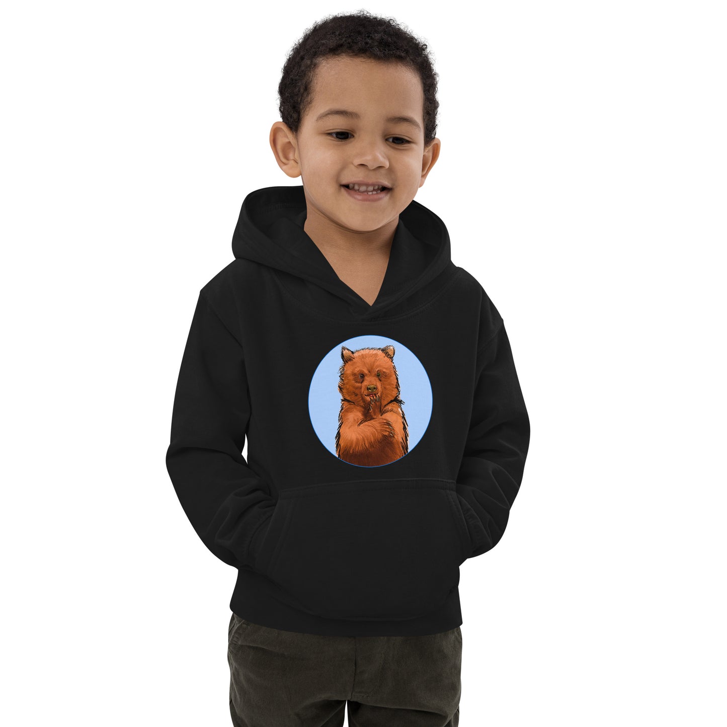 Cute Bear Kids Hoodie Variant 1