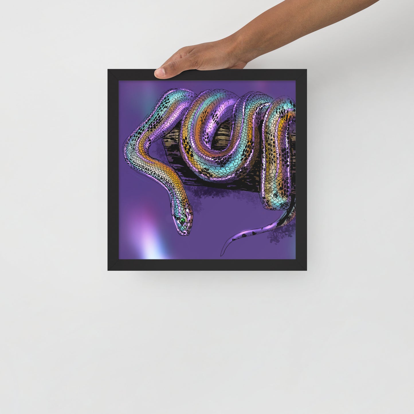 Serpent Framed photo paper poster