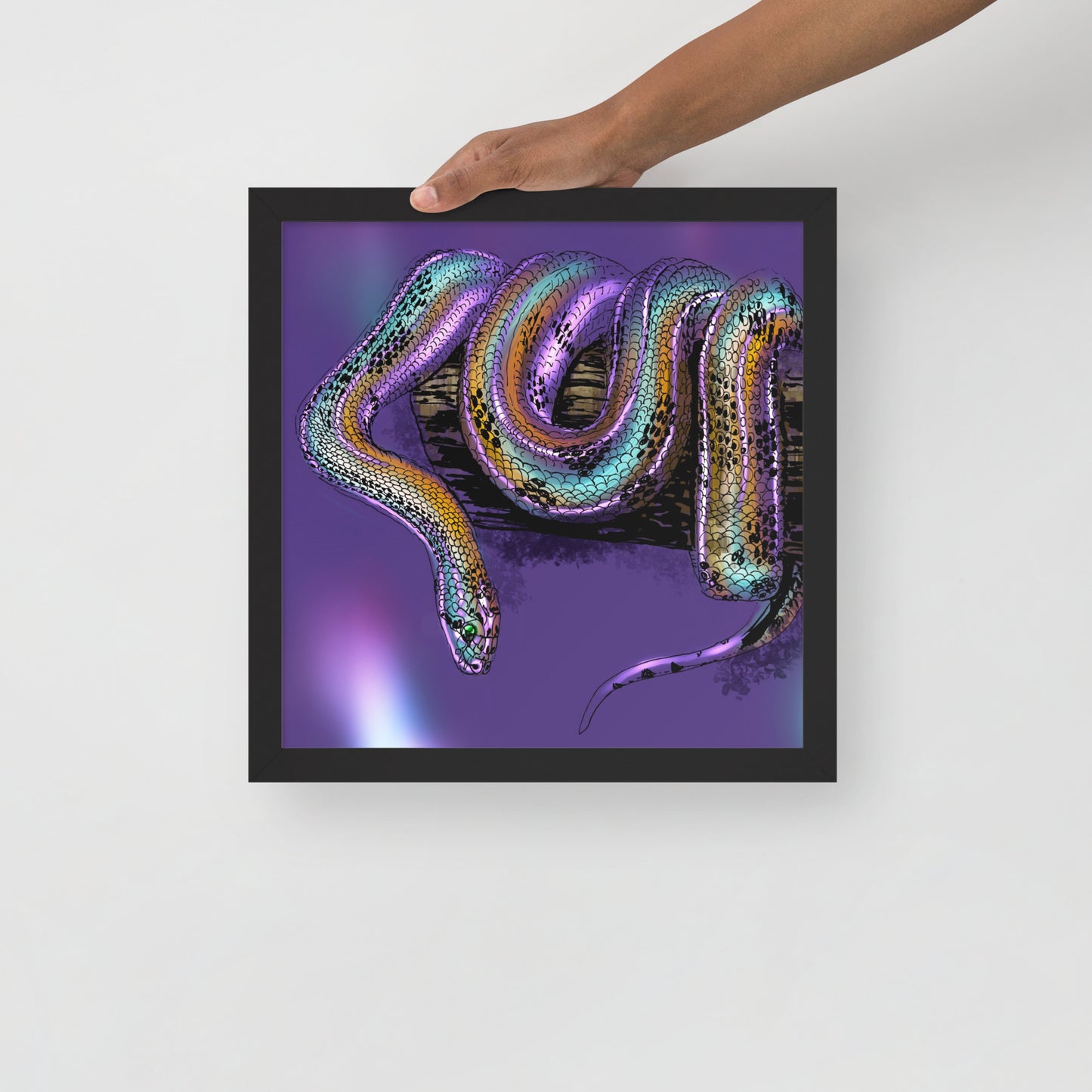 Serpent Framed photo paper poster