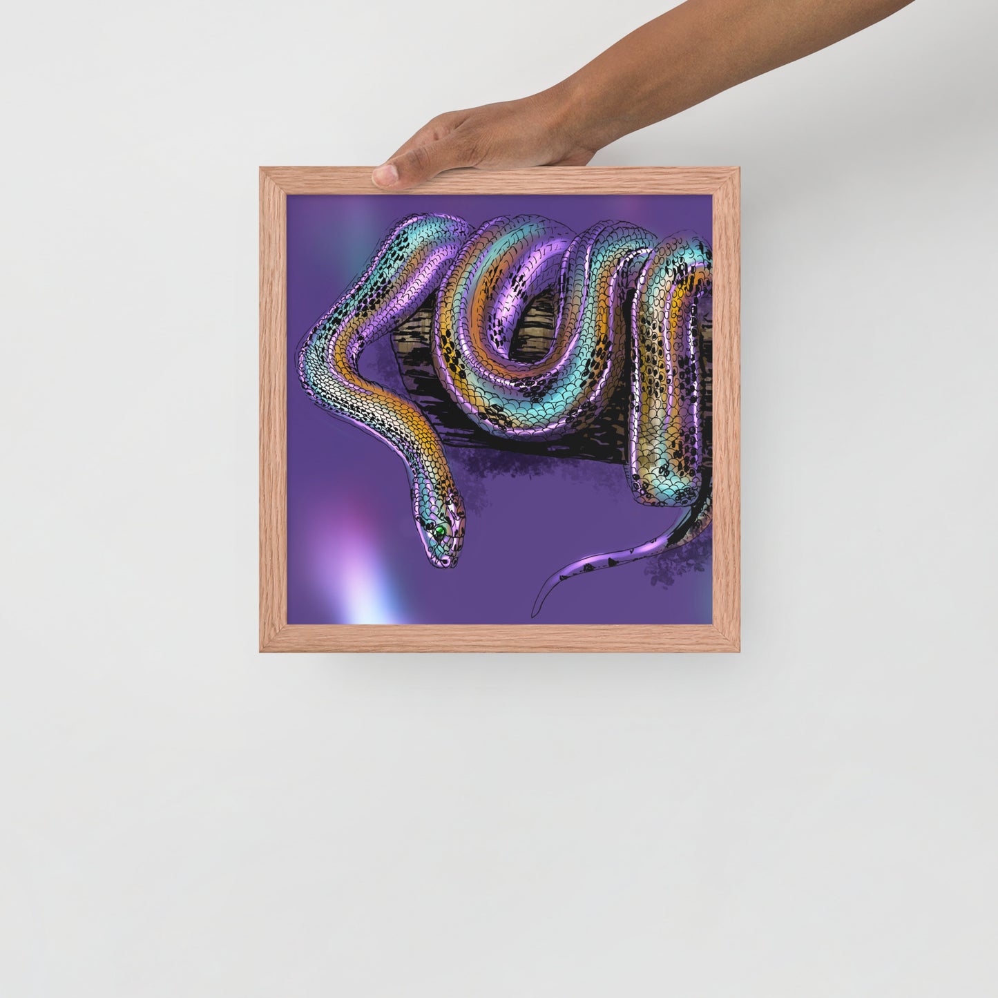 Serpent Framed photo paper poster
