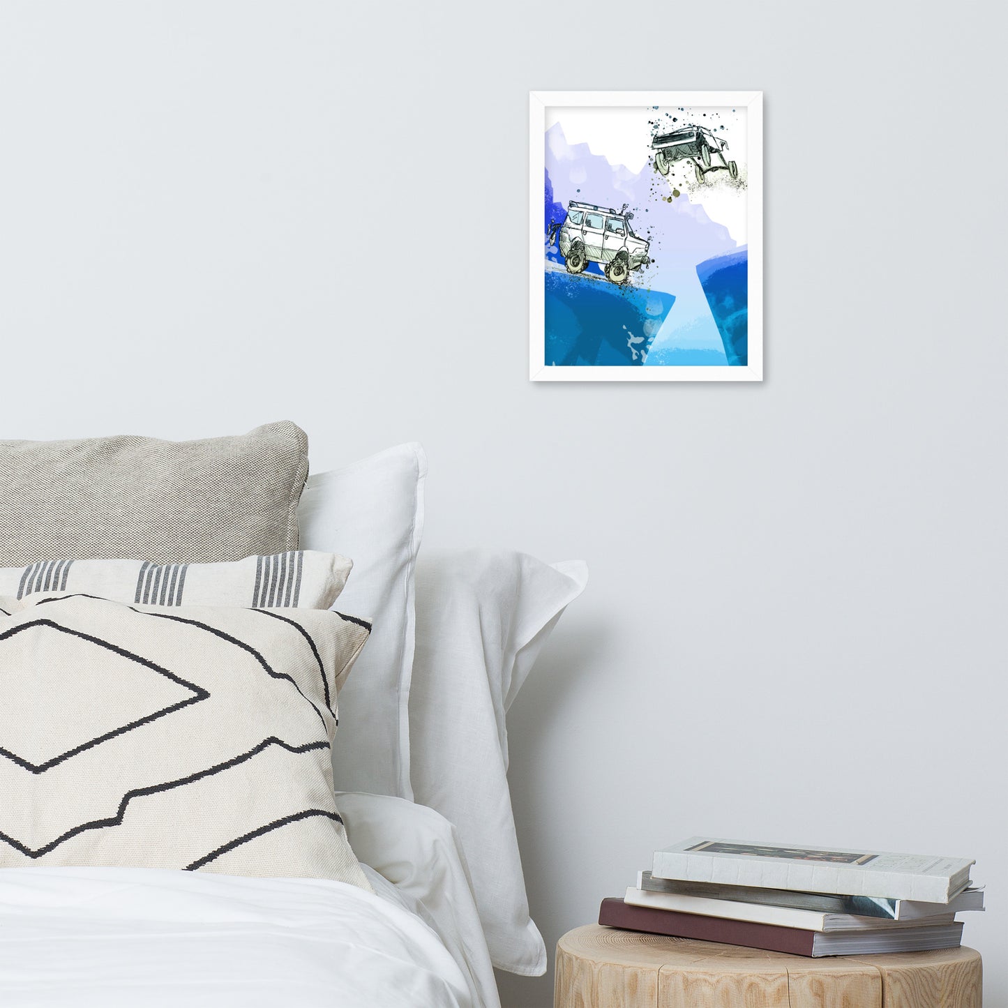 Off Road Fun Framed photo paper poster