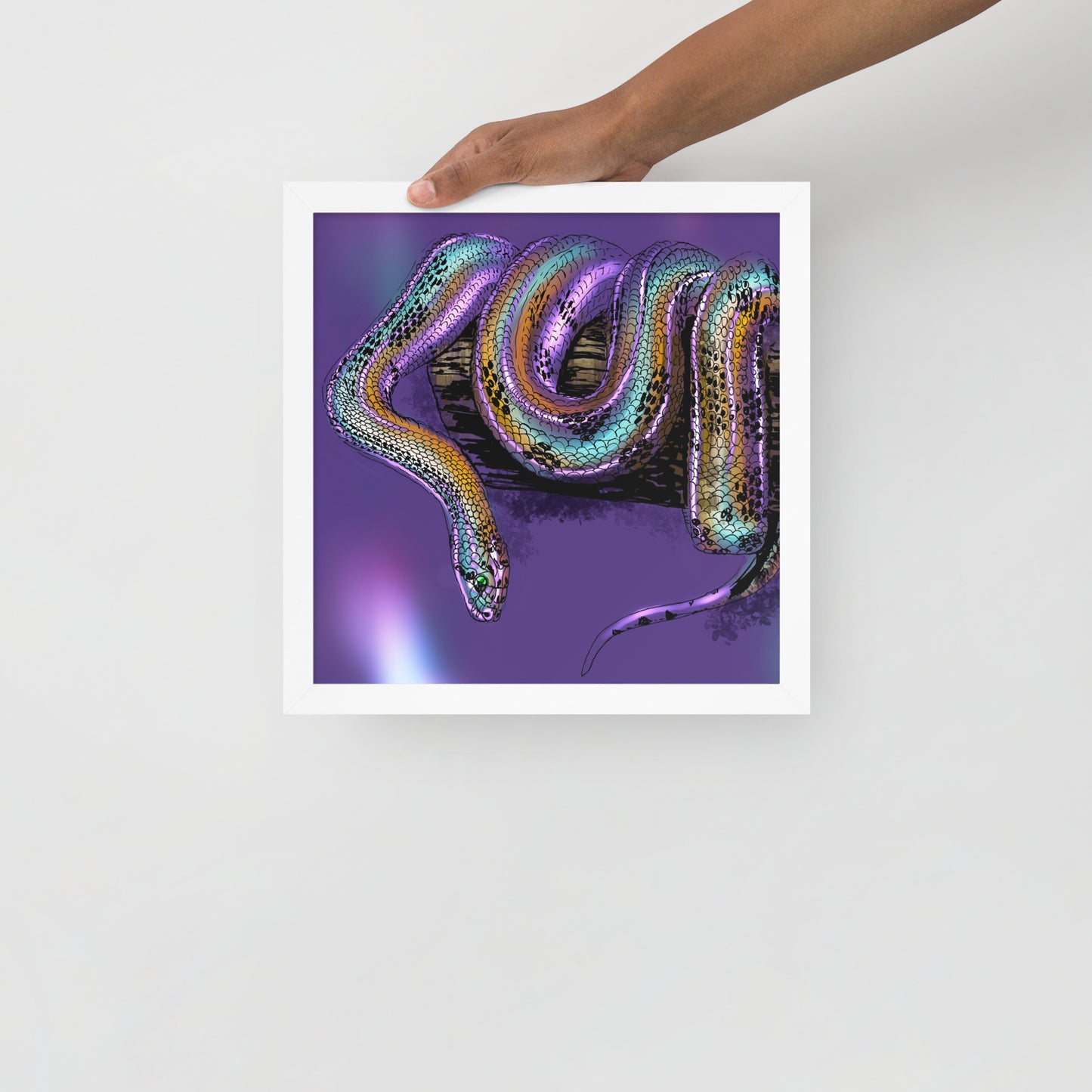 Serpent Framed photo paper poster