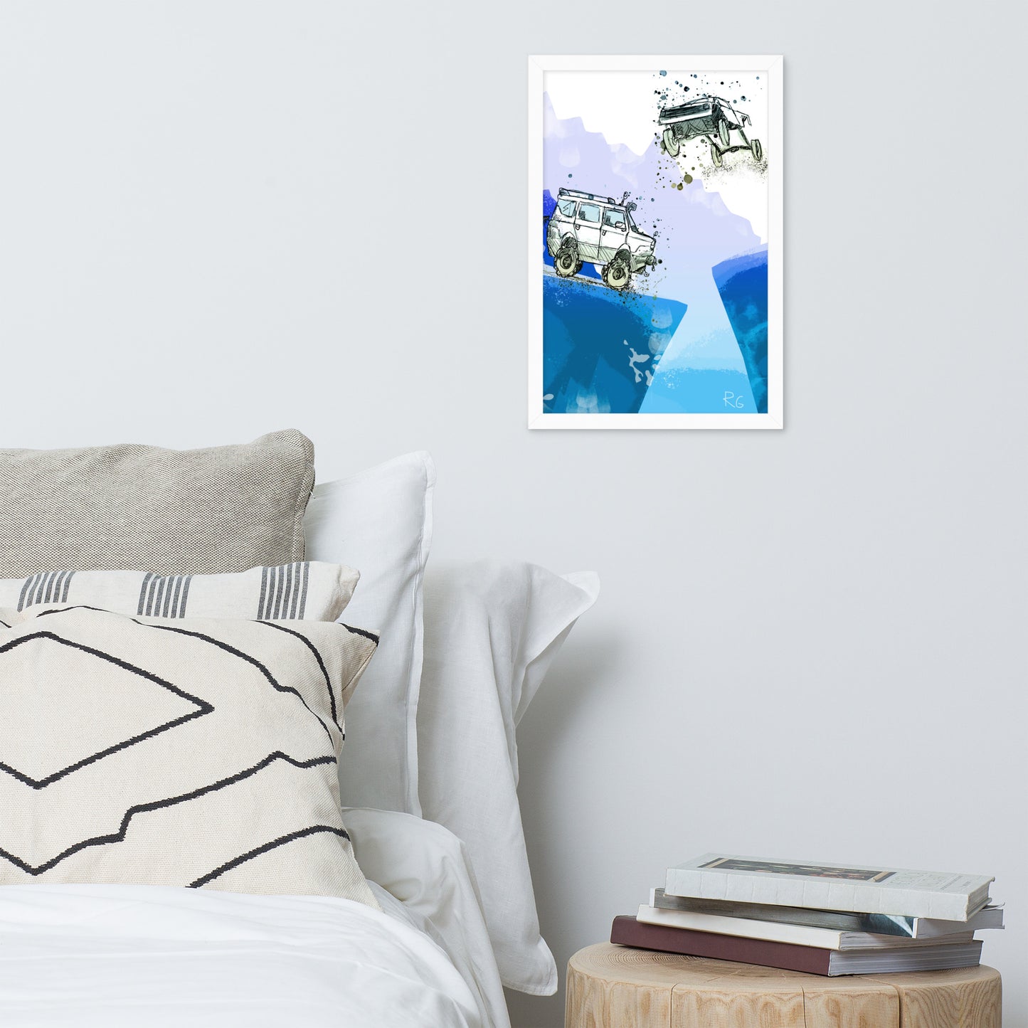 Off Road Fun Framed photo paper poster