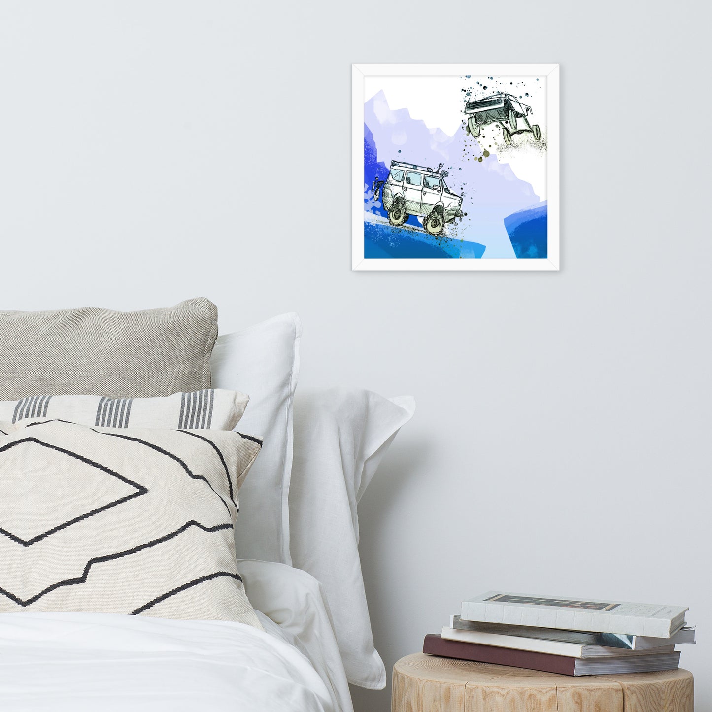 Off Road Fun Framed photo paper poster