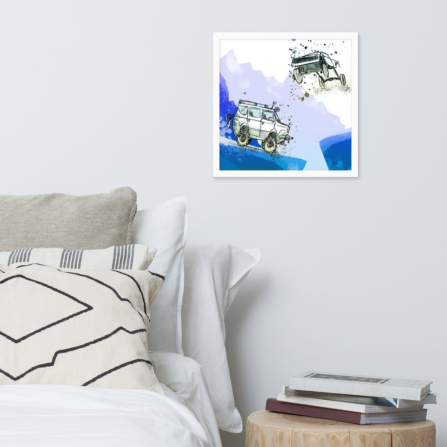 Off Road Fun Framed photo paper poster