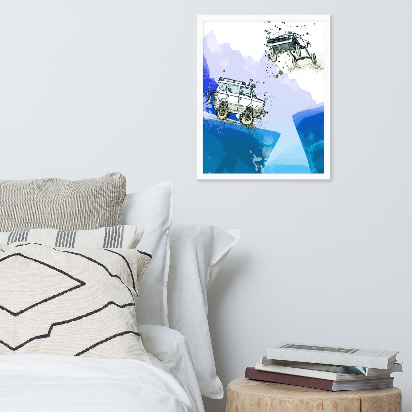 Off Road Fun Framed photo paper poster