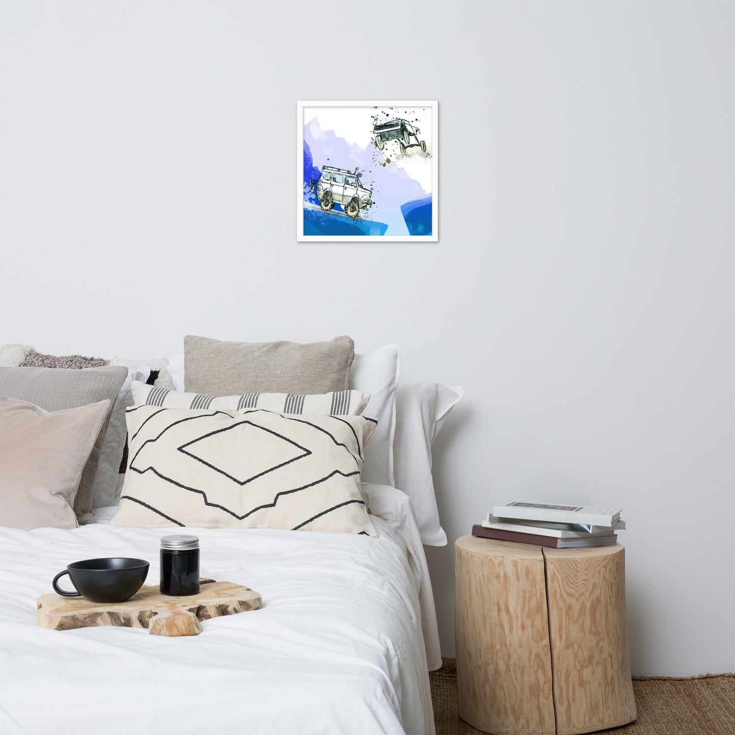 Off Road Fun Framed photo paper poster
