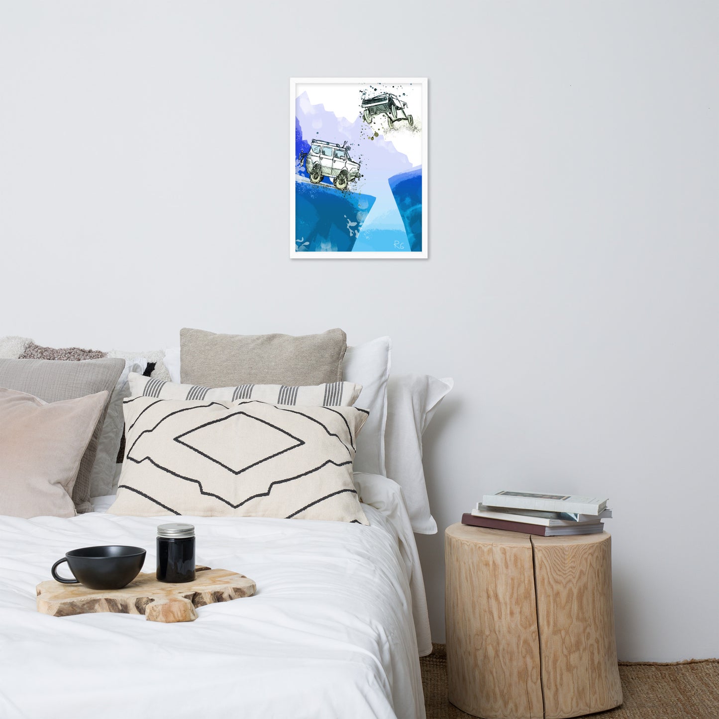 Off Road Fun Framed photo paper poster