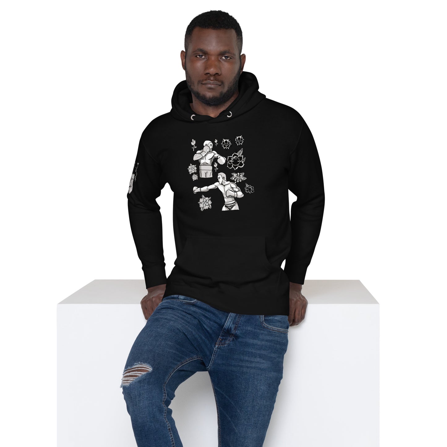 Retro Boxers Unisex Hoodie