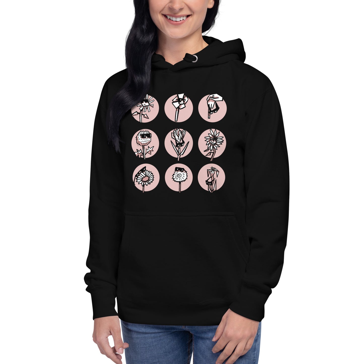 Women's Flower Cool Hoodie Variant 1