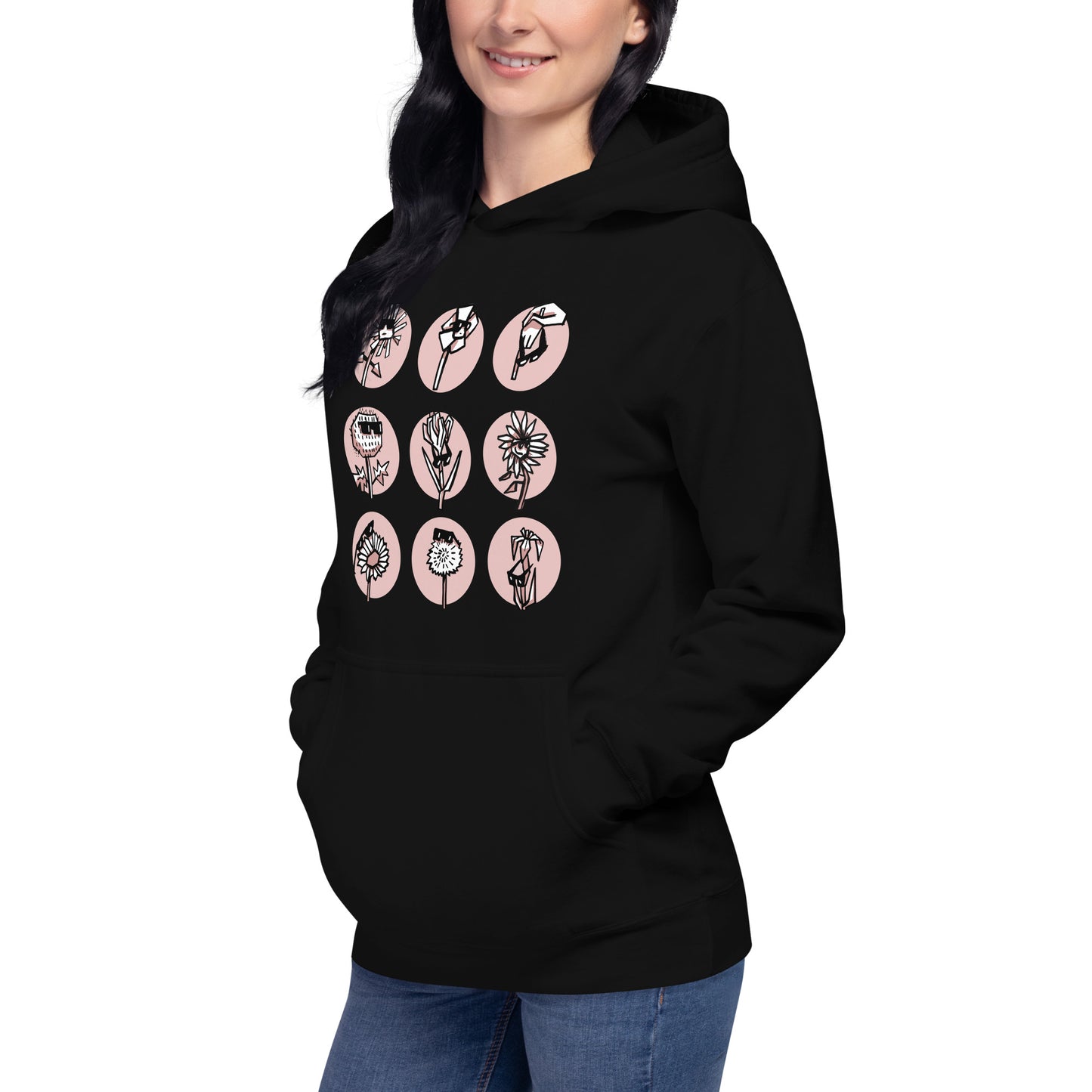 Women's Flower Cool Hoodie Variant 1