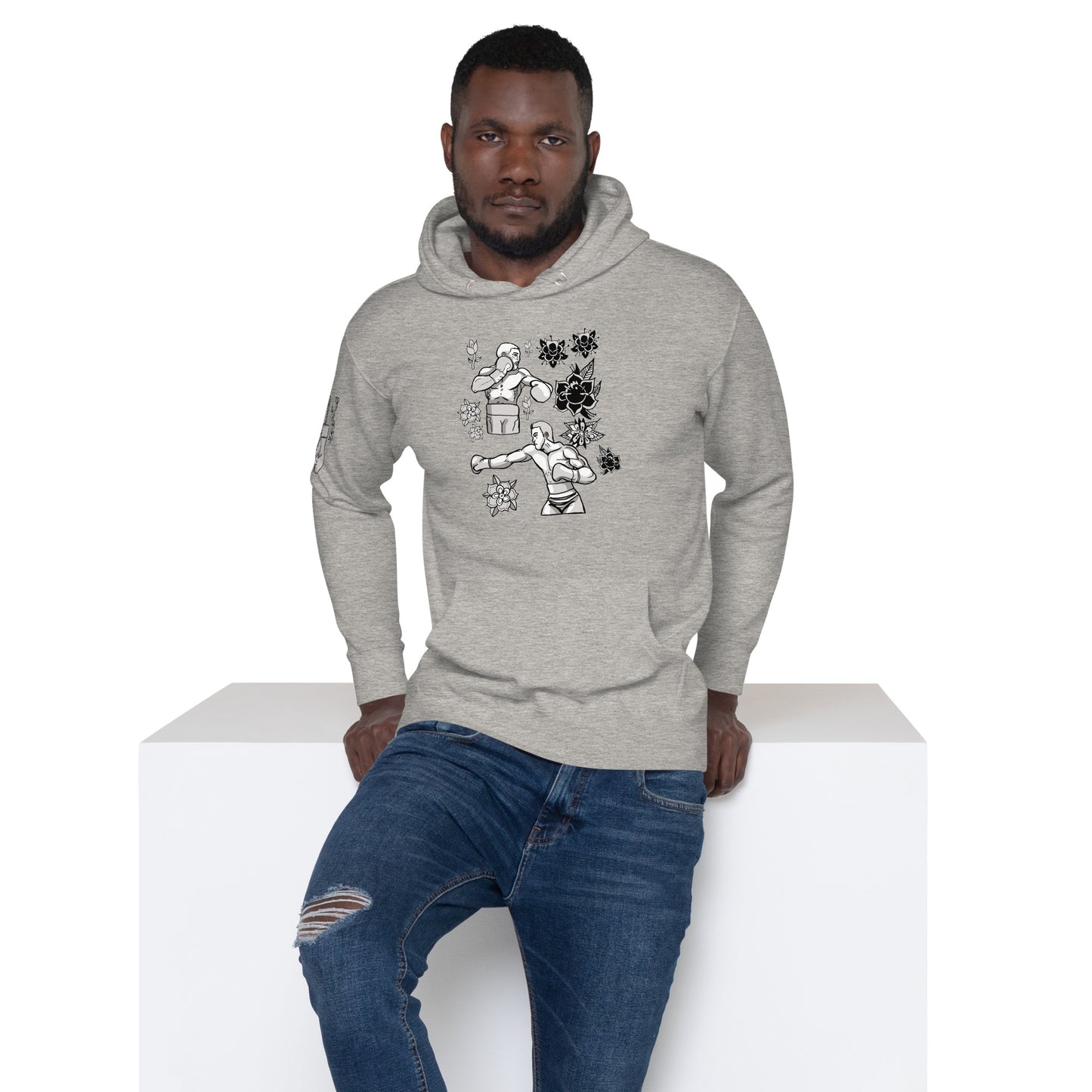 Retro Boxers Unisex Hoodie