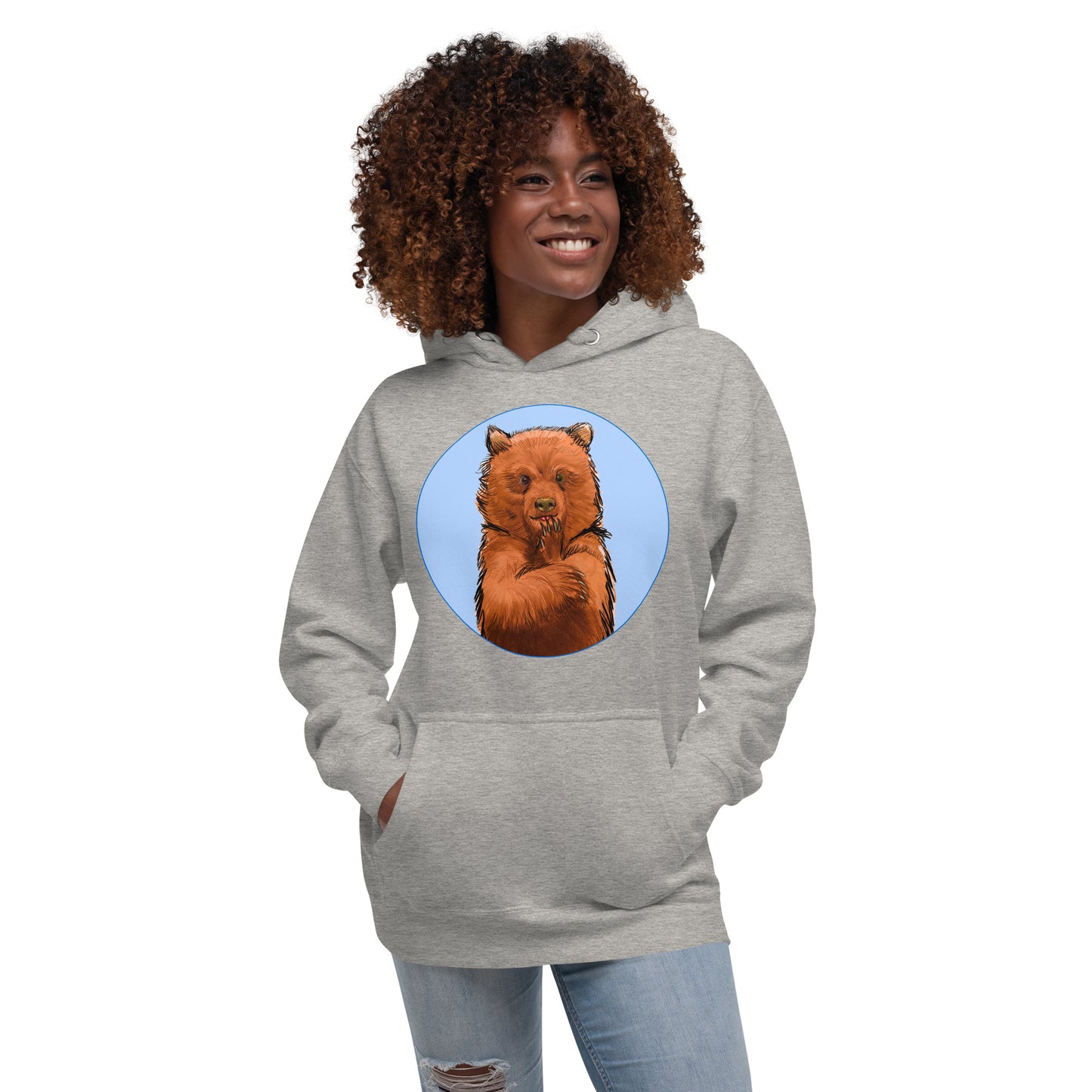Cute Bear Adult Unisex Hoodie - Variant 1