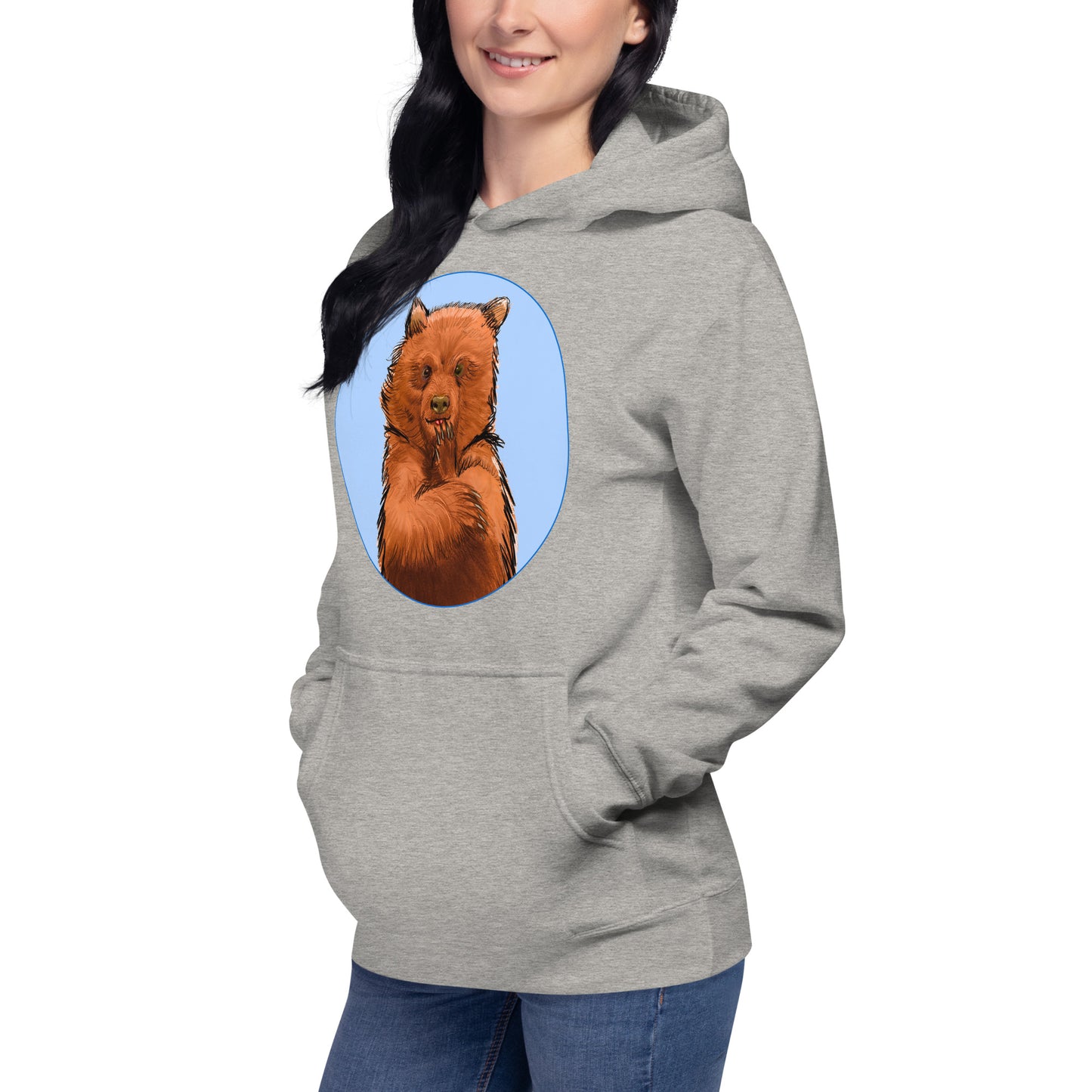 Cute Bear Adult Unisex Hoodie - Variant 1