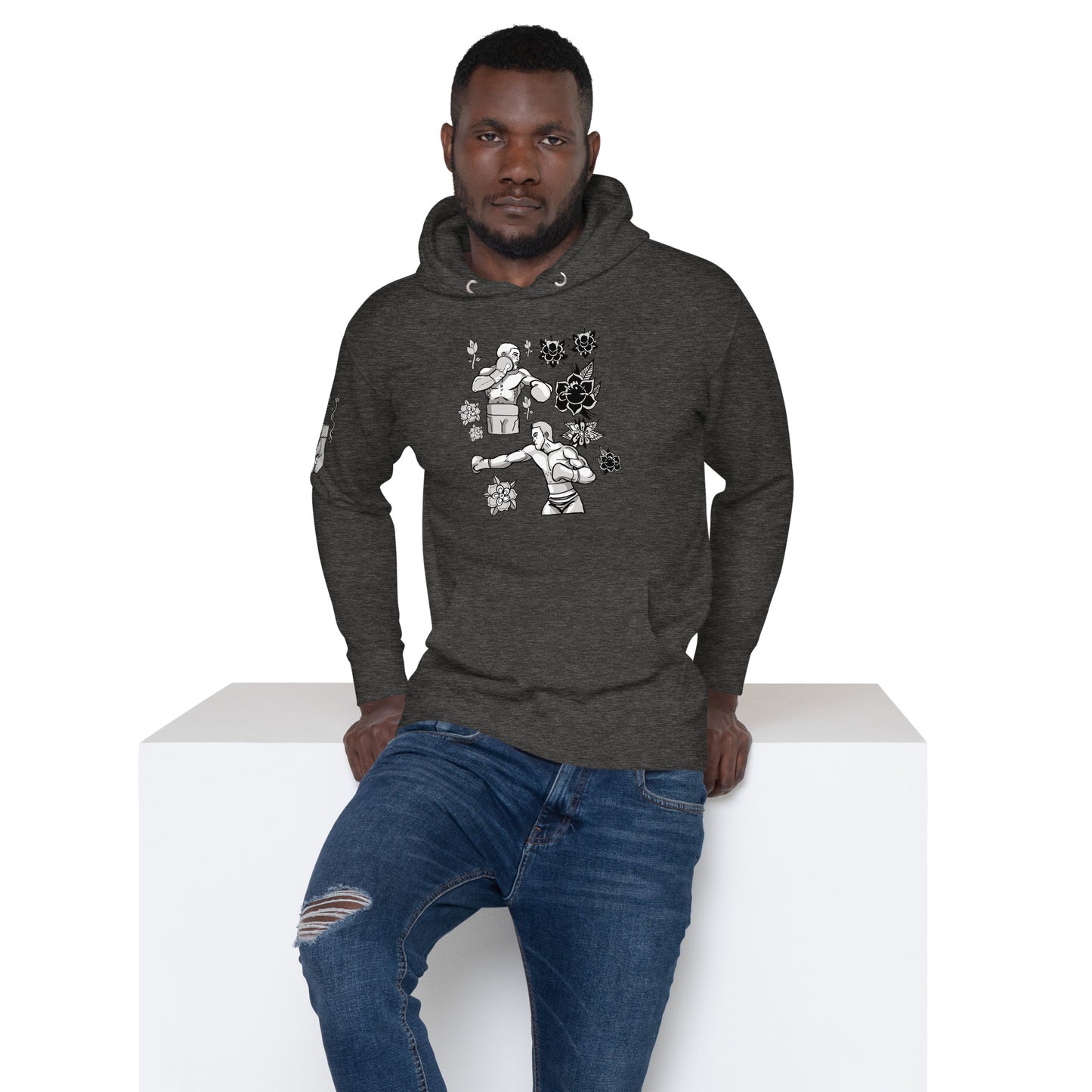 Retro Boxers Unisex Hoodie