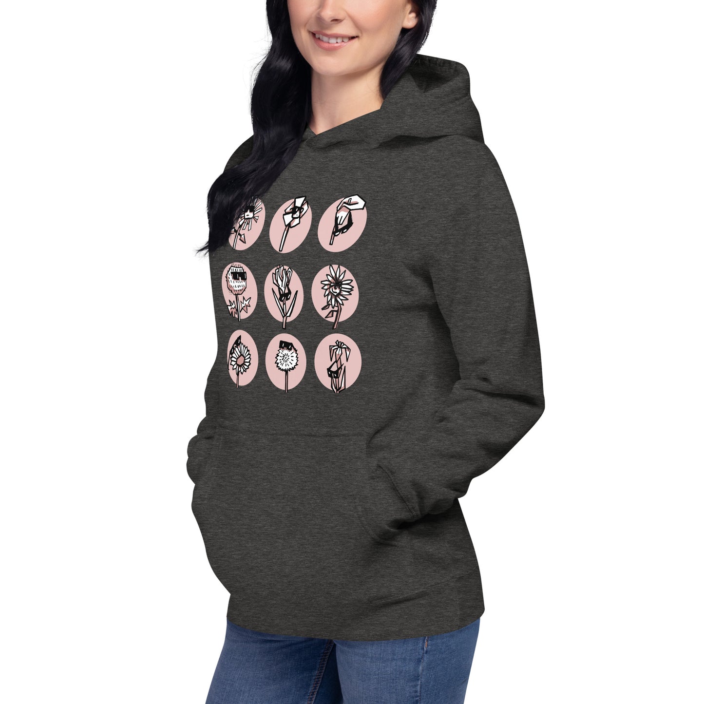 Women's Flower Cool Hoodie Variant 1