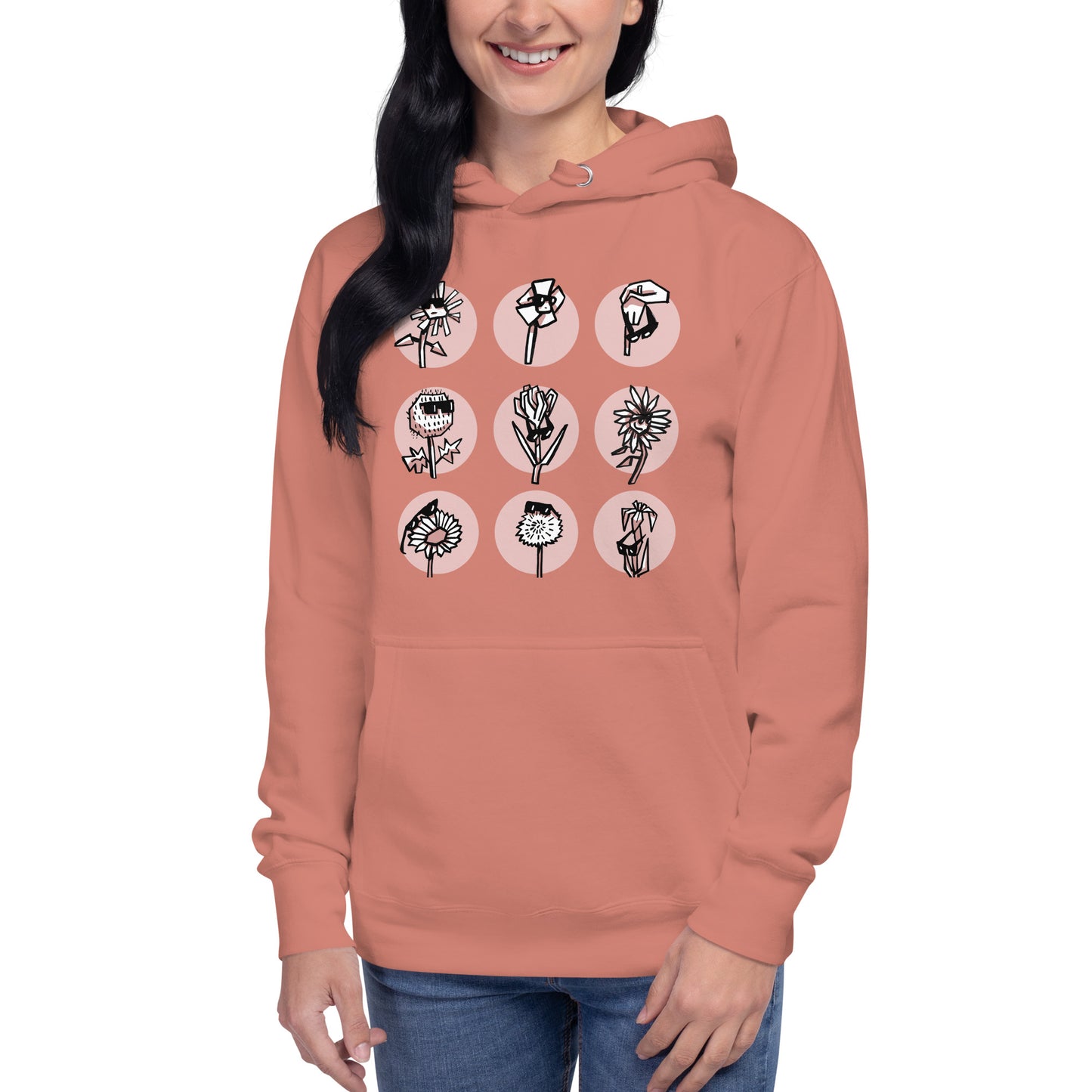 Women's Flower Cool Hoodie Variant 1