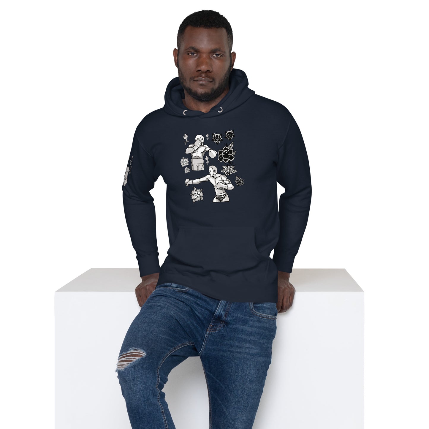 Retro Boxers Unisex Hoodie