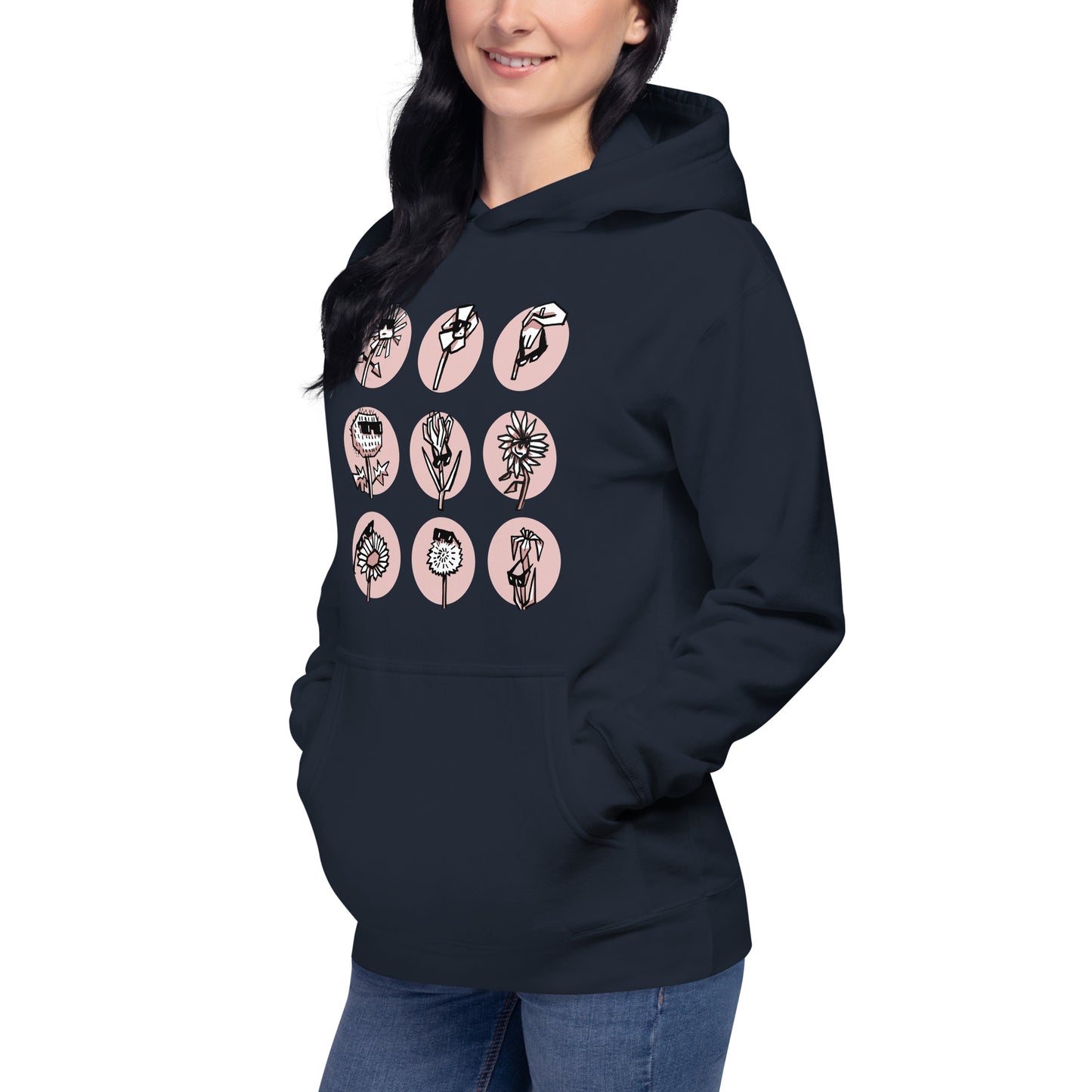 Women's Flower Cool Hoodie Variant 1