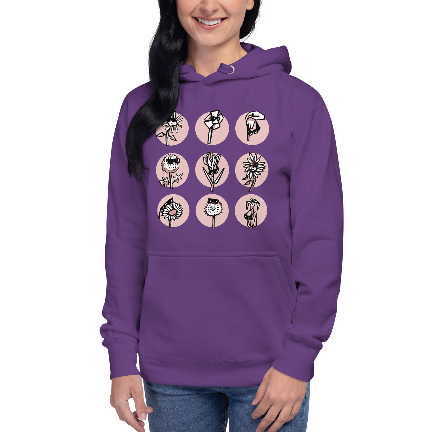 Women's Flower Cool Hoodie Variant 1