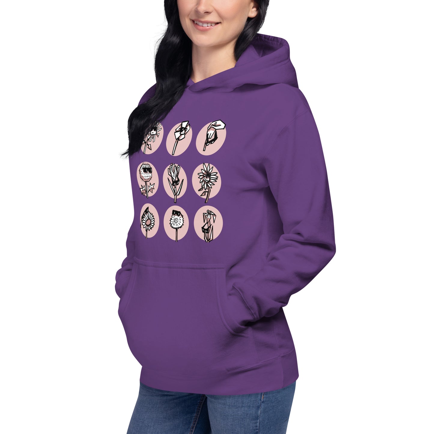 Women's Flower Cool Hoodie Variant 1