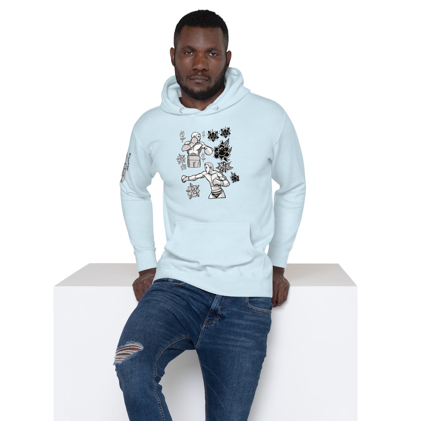 Retro Boxers Unisex Hoodie