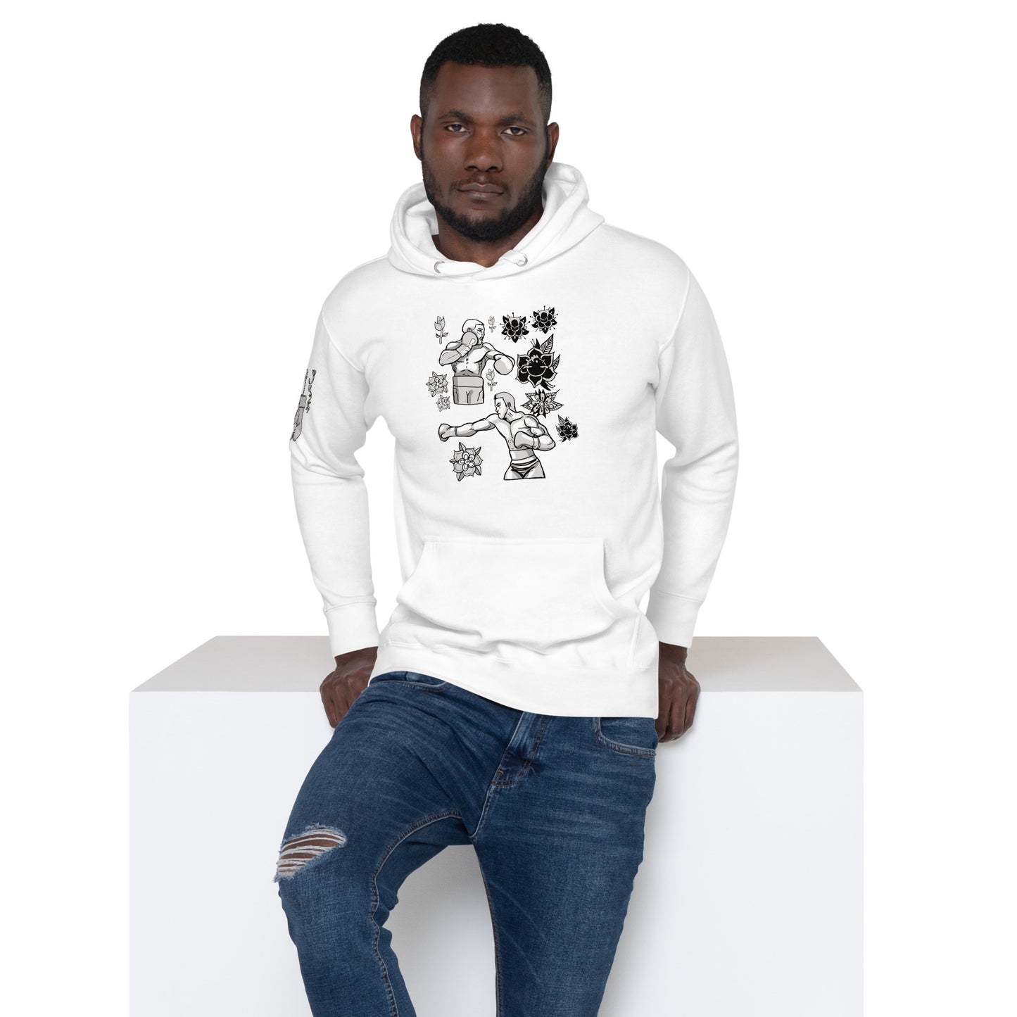Retro Boxers Unisex Hoodie