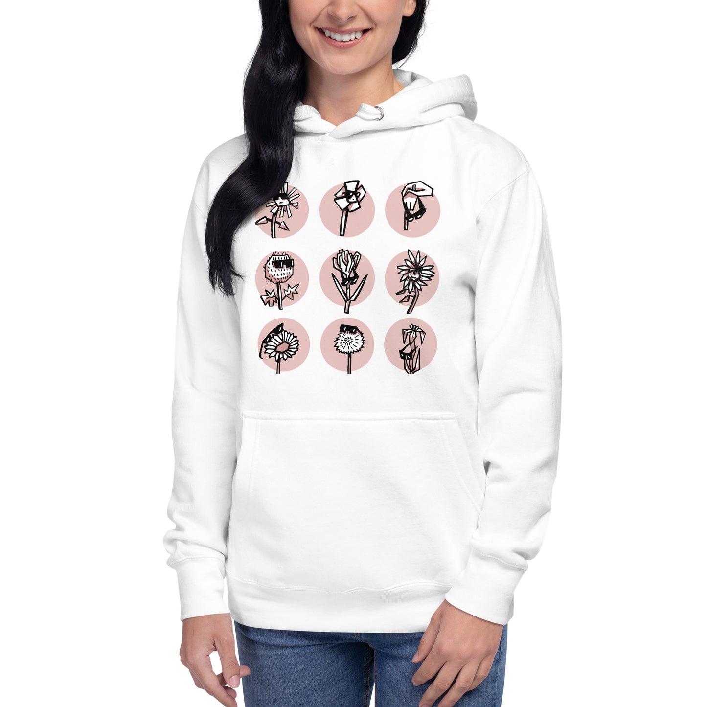 Women's Flower Cool Hoodie Variant 1