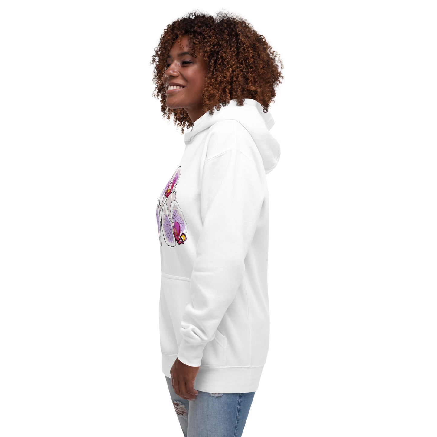 Orchid Flower Unisex Hoodie