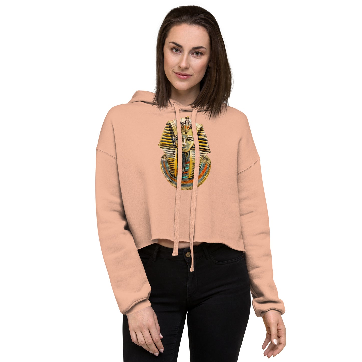 Egypt Art Crop Hoodie