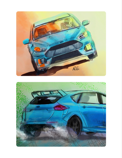 Sleek Cars and Cool Cartoons The Art of Ric Garcia