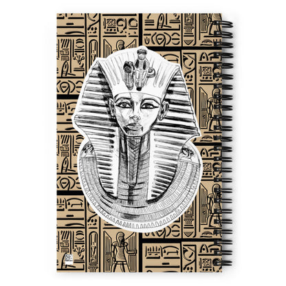 Egypt Art Spiral notebook