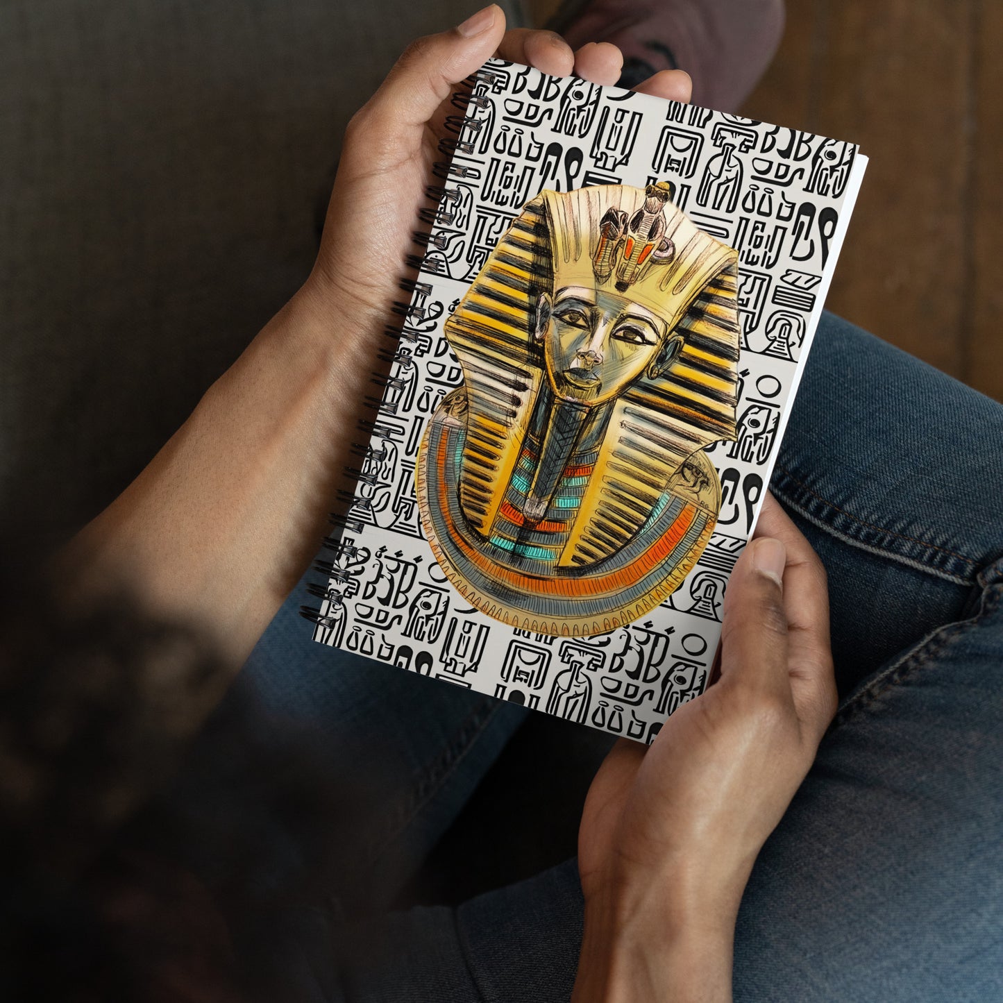 Egypt Art Spiral notebook